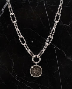 Mercury coin necklace