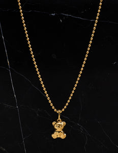 Goldie bear necklace